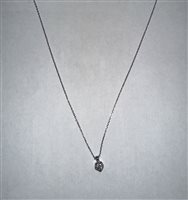 Collana Domar in Oro bianco Diamante COOR-343-280